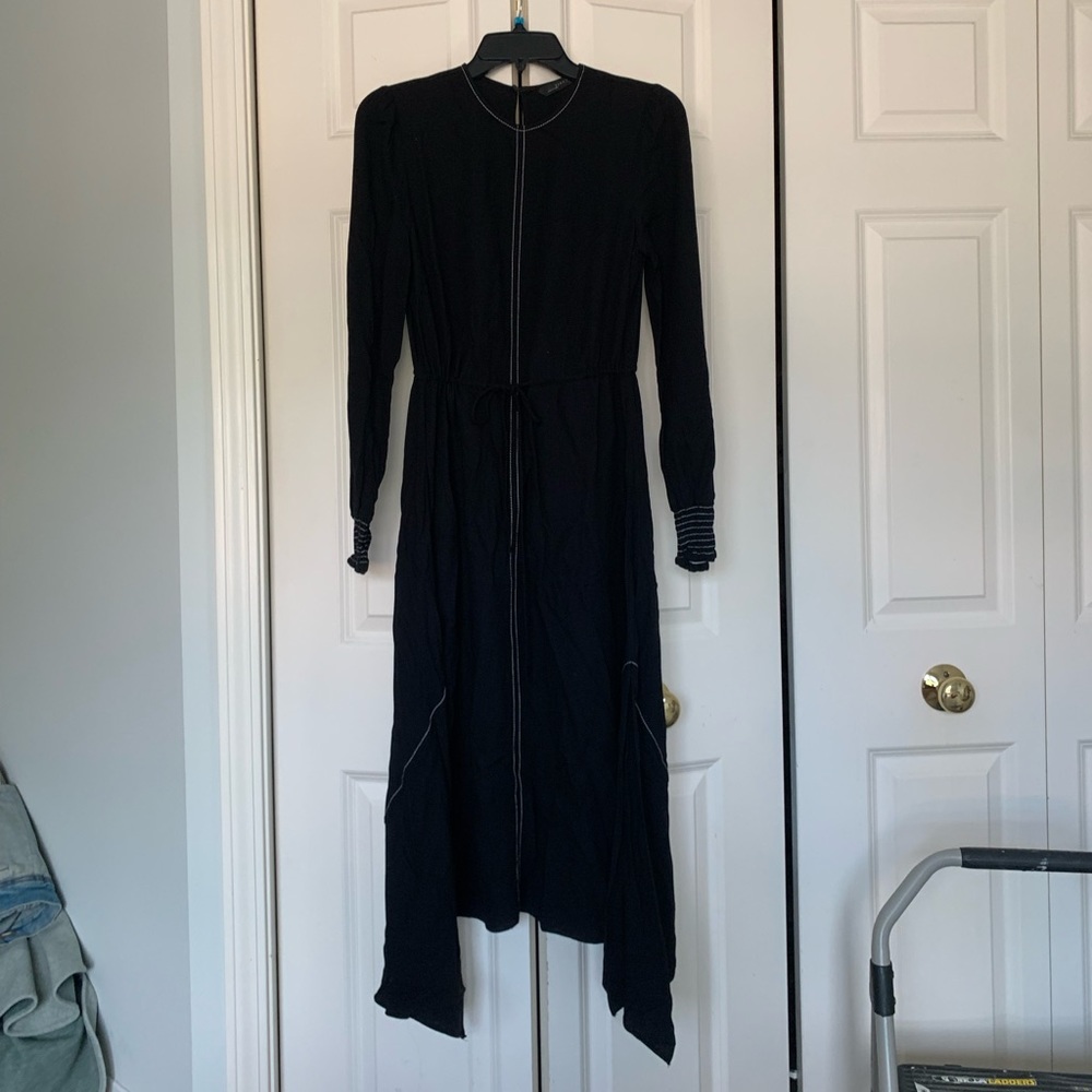 Zara Black Midi Dress
